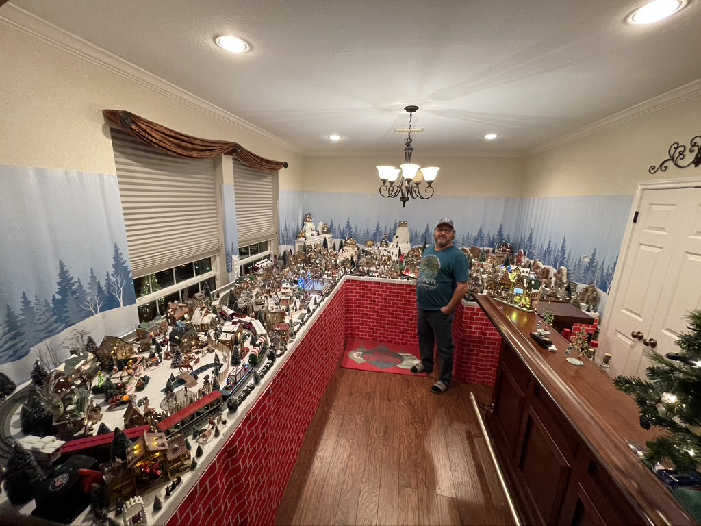 Breathtaking Christmas Village by Hearthstone Resident