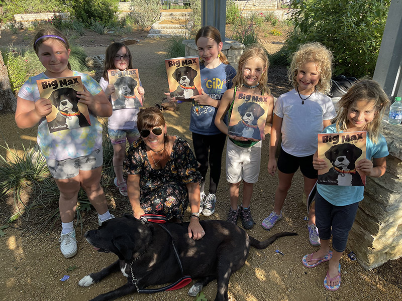 Local Girl Scout Brownies Meet and Greet with Hearthstone Resident, Author