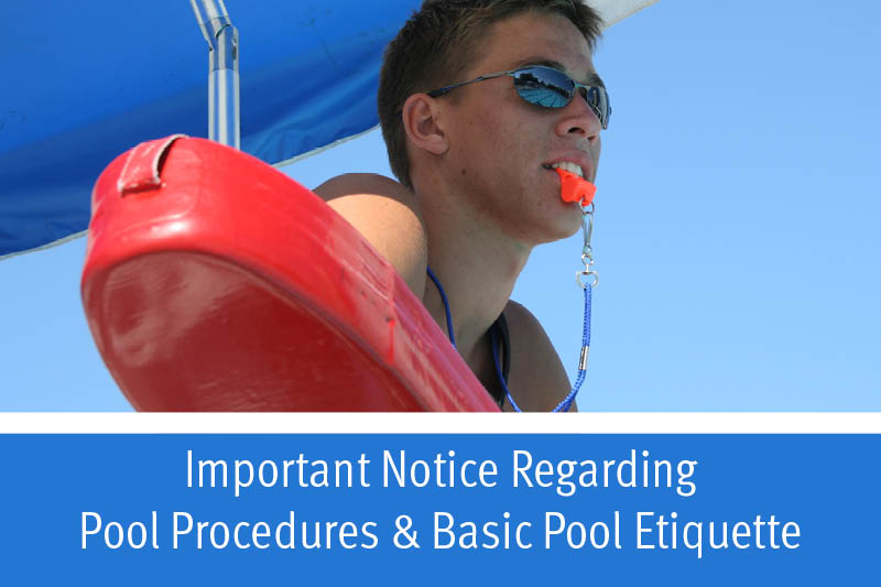 Pool Area Reminders