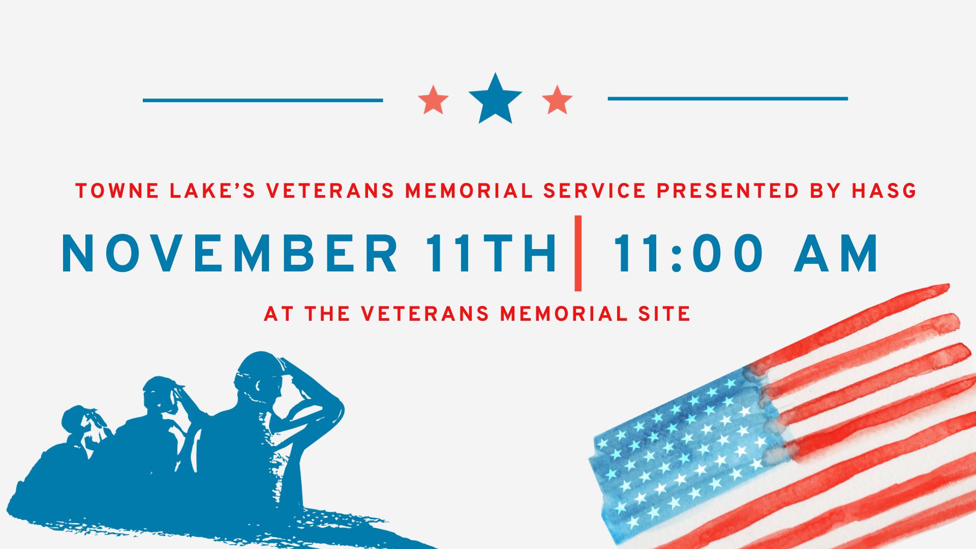 Towne Lake Honors Veterans for Veterans Day